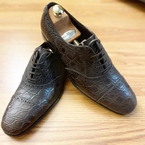 Salvatore Ferragamo crocodile shoe